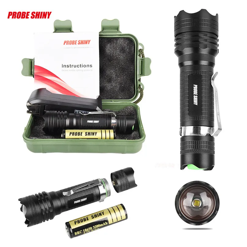 

Super Bright XM-L T6 LED Adjustable Focus Bike Bicycle Cycling Light Flashlight Torch Zoomable For Outdoor Activities+Battery@40