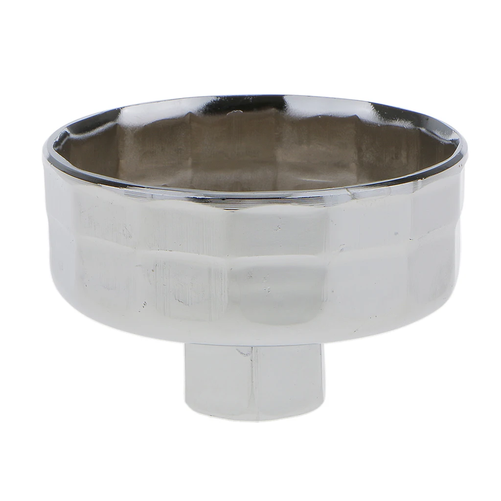 65-74mm Stainless Steel Car Oil Filter Wrench Socket Removal Tool Cap 14 flutes 901 for Prevla BLUEBIRD A8 Geely Merrie