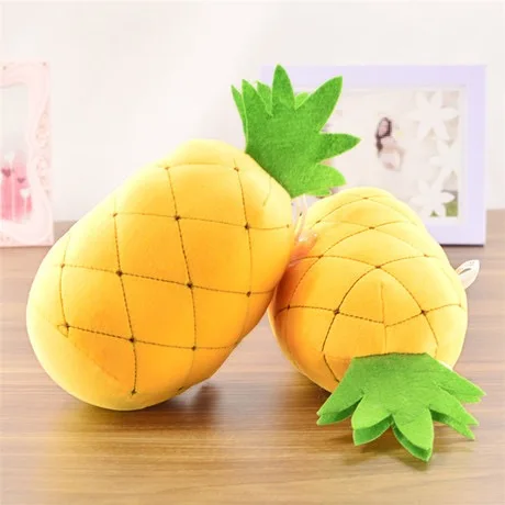 Моделирование ананаса Фруктовые Куклы Плюшевые игрушки вниз хлопок 20 см