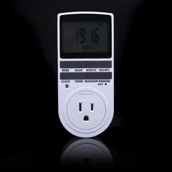 

American standard 2018 new hot-selling intelligent time power socket timer switch Big screen digital display