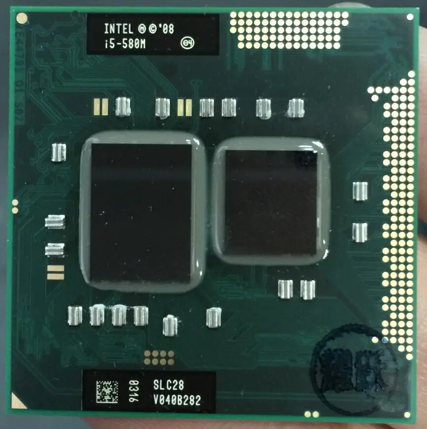 Процессор Intel Core i5-580M i5 580M ноутбук CPU PGA988 cpu