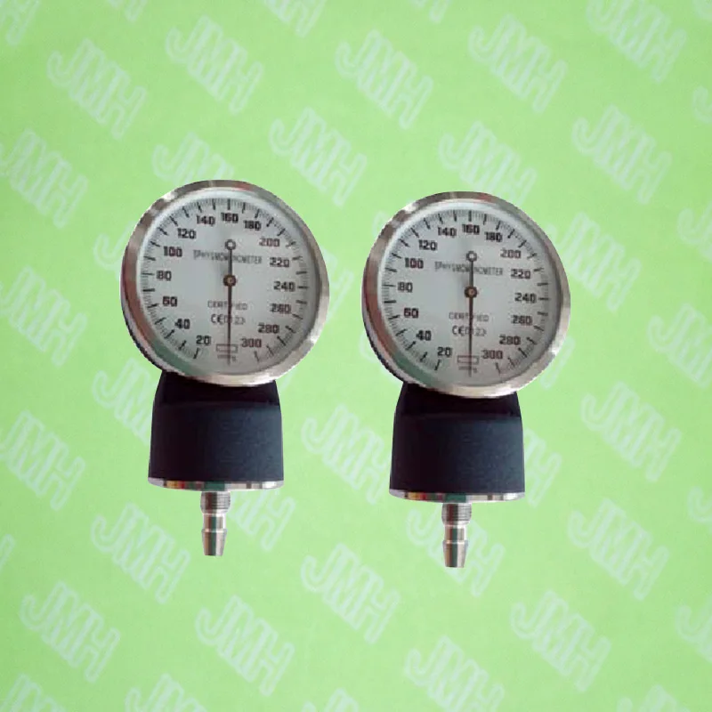 

Use for NIBP CUFF and Pressure Infusion bag the 300mm hg Pressure display gauge.