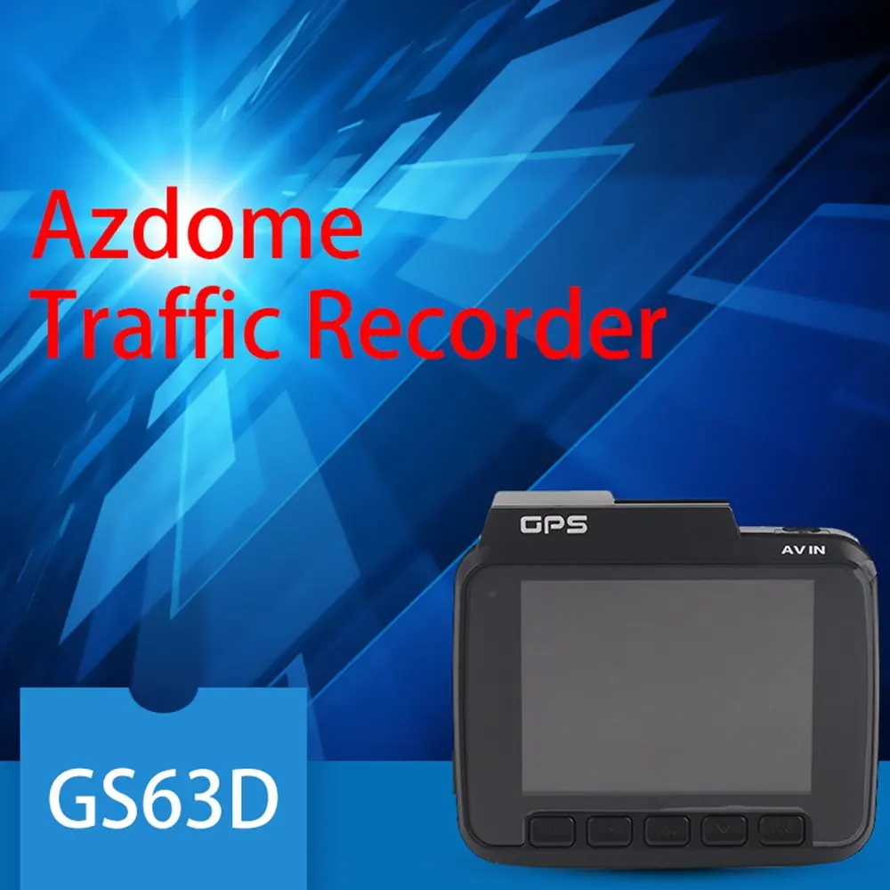 

Azdome GS63D Dual Lens Car DVR FHD 1080P Front + VGA Rear Recorder Dash Cam Novatek 96660 With Rear Camera Built in WiFi