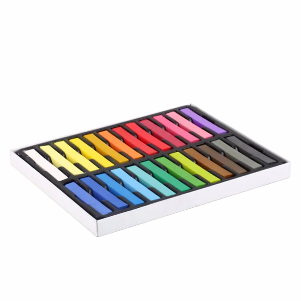 

6/12/24/36 Colors Non-toxic Soft Hair Crayons Pastel Kit Temporary Hair Color Chalk Dye Beauty for DIY Hair Care Styling Tool