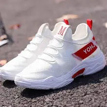 Женская Повседневная обувь сезон: весна–лето женская обувь из сетчатого материала Туфли без каблуков Модные Босоножки цвет серый голубой дышащий Для женщин кроссовки donna