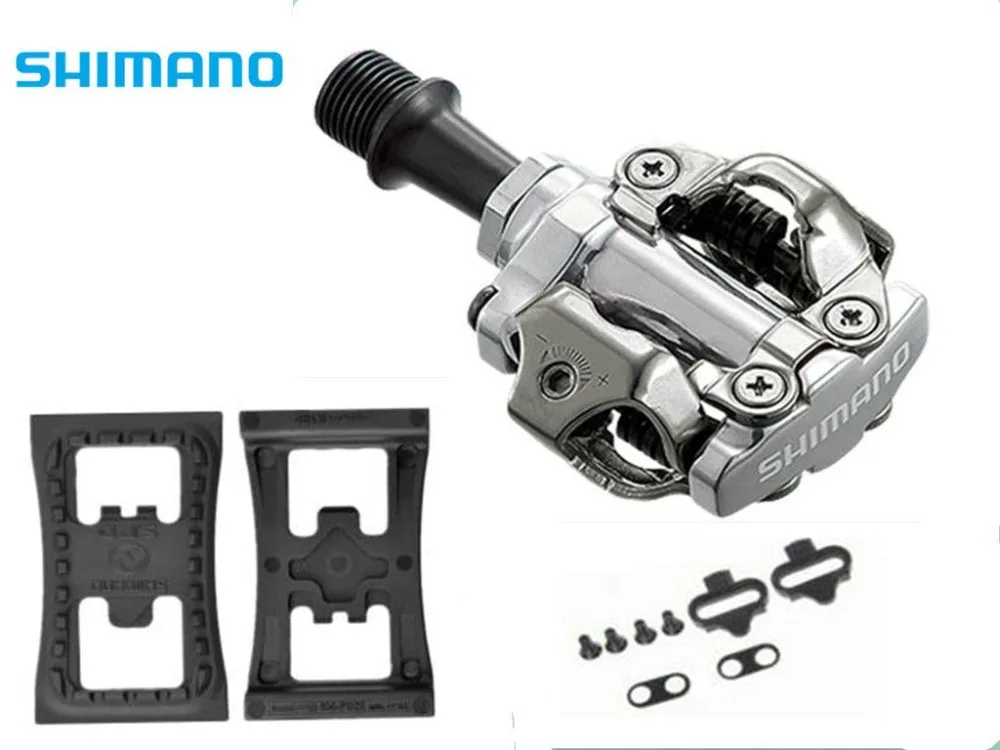 

SHIMANO PD-M540 M540 Chrome-moly & Aluminum Compact MTB Bike Bicycle Cycling Self-Locking Pedal Clipless SPD SM-SH51 Cleats