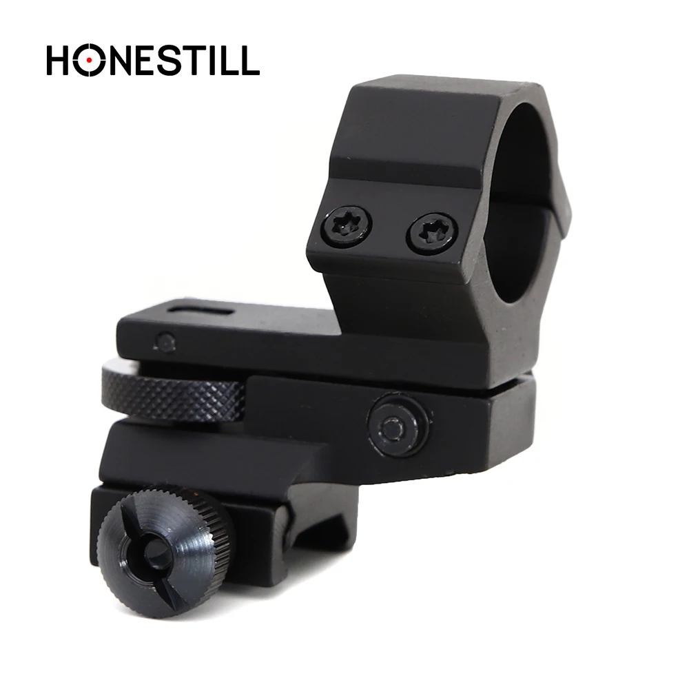 Low Profile Adjustable Windage Elevation Rifle Scope Mount 25.4mm Ring Fit Laser Sight