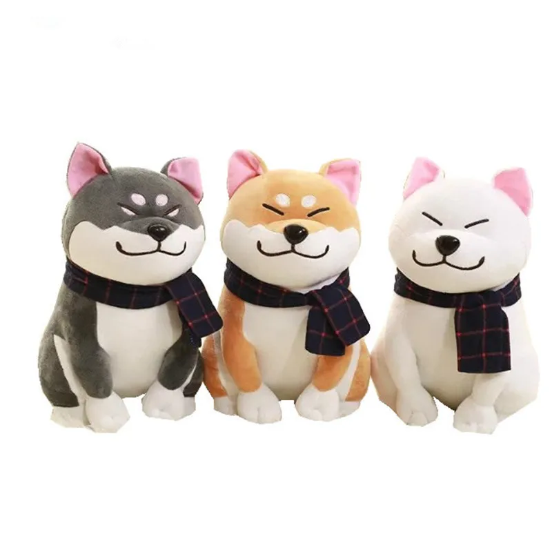 Millffy 1 шт. 25 см Шарф Шиба ину собака плюшевая игрушка японская кукла Doge собака мягкие игрушки животных подарок для детей
