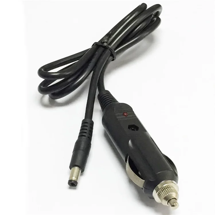 Car Charger Plug to DC5.5*2.1mm Plug 10A/2464/18AWG Copper Cord