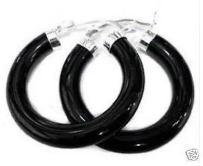 Hot sale Free Shipping>>>>>>>>BEAUTIFUL BLACK stone DANGLE EARRING photo