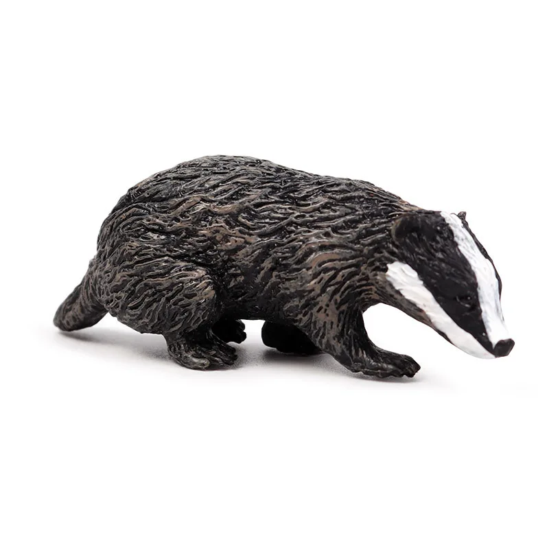 Имитация леса модель диких животных один кусок барсук Росомаха Anteater Beaver Bear