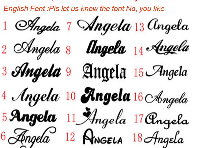 english font 7.18
