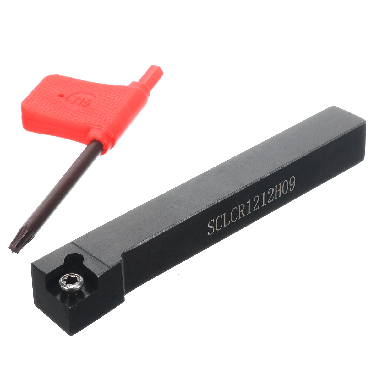 

10pcs CCMT09T304 Inserts Durable Blades + SCLCR1212H09 Boring Bar CNC Lathe Turning Tool Holder + T15 Wrench for Manufacturing
