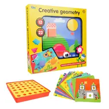 3D пазлы, игрушки для детей, композитная картина, головоломка, креативная мозаика, гриб, набор для ногтей, кнопка, художественная детская игрушка
