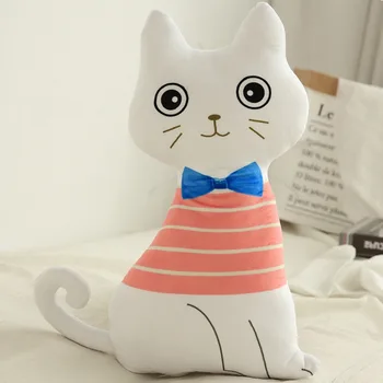 

Dropshipping 2019 Millffy New Arrival Kawaii Cat Stuffed Animal Plush Kitten Soft Toy Pluche Doll Pillow Cushion for Kid