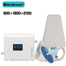 2G 3G 4G GSM 900 WCDMA 2100 LTE 1800 Tri Band Mobile Phone Signal Repeater GSM