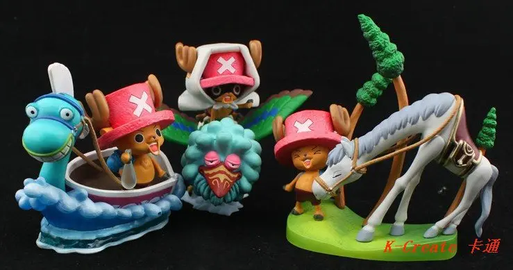 

Free shippin 3pcs 2generational one piece pvc Chopper explore series figure toys tall 10cm set.The end stock figure for sell.
