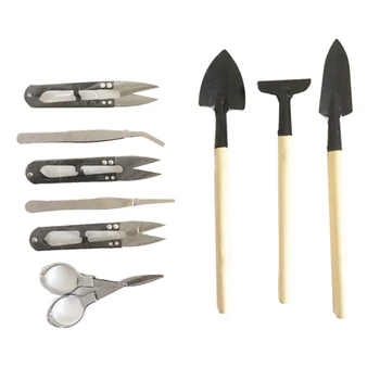 

9PCS Transplanting Garden Plastic Mini Plant Tool Set Succulent Potting Tools Garden Hand Tools Gardening Tool Sets 2019 New
