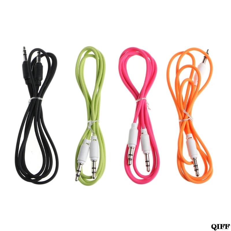 

1m 3.5mm Jack Male To Male Audio Auxiliary Aux Cable For Car Stereo MP3 Phone May06