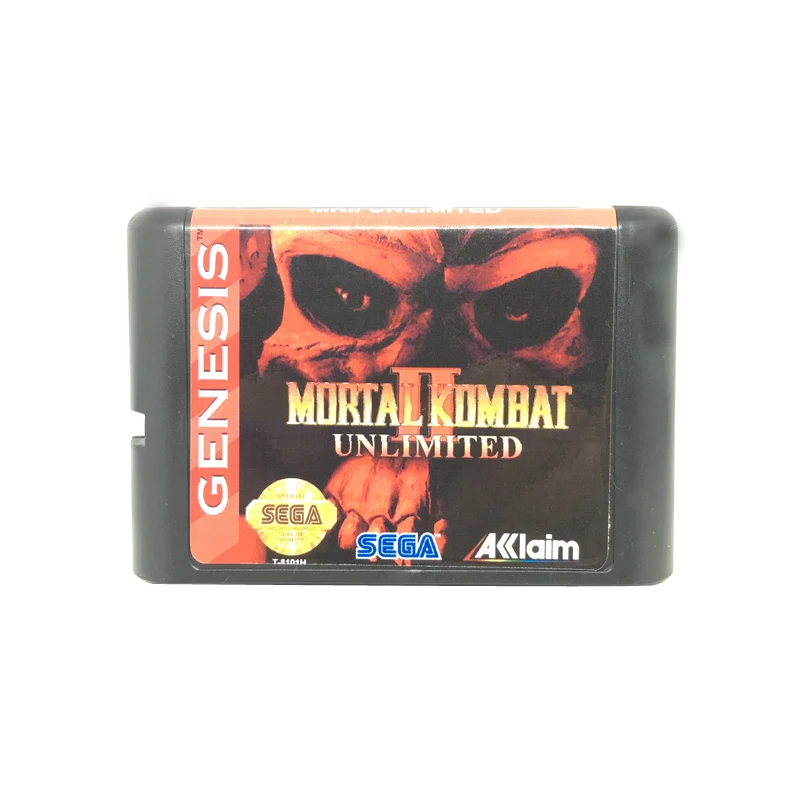 MORTA KOMBAT 2 UNLIMITED для 16 бит игровой карты картридж sega Mega Drive/Genesis system EUR/USA Shell|Картриджи|