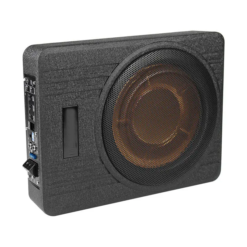 600 W 10 pulgadas 12 V coche bajo el asiento Delgado amplificador de coche activo Subwoofer amplificador de altavoz delgado con Control de eliminación altavoz del coche 600 W 10 pulgadas 12 V coche bajo el asiento Delgado amplificador de coche activo Subwoofer amplificador de altavoz delgado con Control de eliminación altavoz del coche