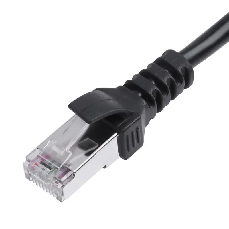 Разветвитель для сети Ethernet с 1 на 2 разъемами LAN и RJ45 переходник удлинитель