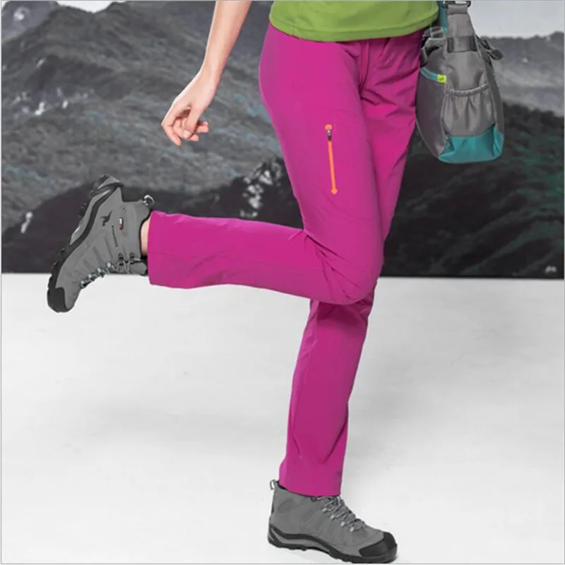 pink hiking pants
