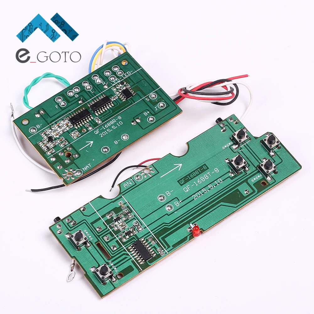 DIY Kit 27Hz 6 Channel Wireless Transmitter + Receiver Board +antenna