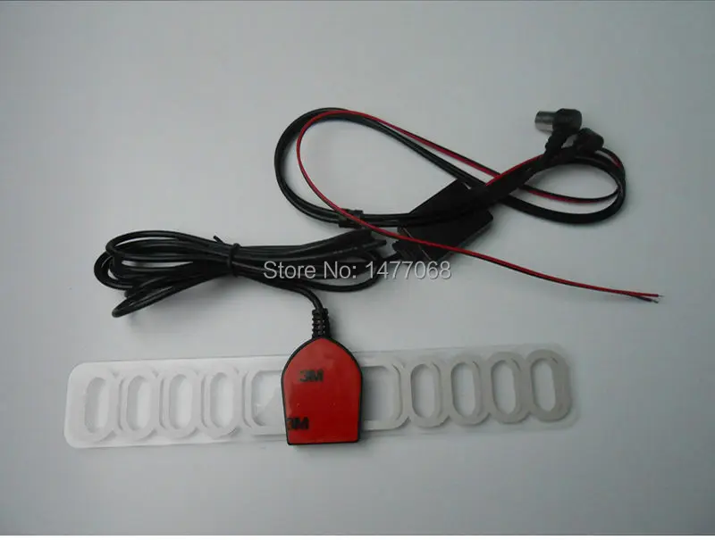 New Built-in Signal Amplifier Car Active Analog TV Antenna Auto Receivers RF & DC3.5 Connector