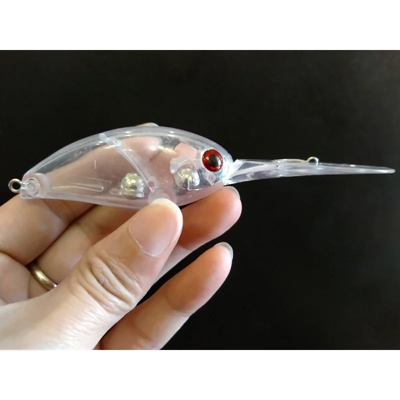 GYFISHING 15 шт. Неокрашенная рыболовная приманка для глубокого погружения жесткие