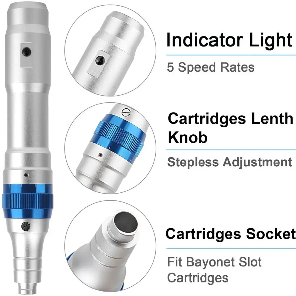 Электрический Ultima Dr A6 ручка мезороллер микро иглы Электрический беспроводной профессиональный набор для ухода за кожей Инструменты для ухода за телом