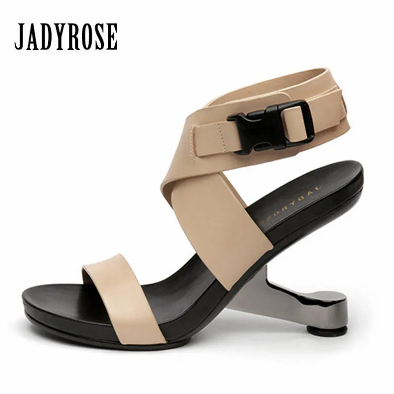 JADY ROSE Fashion Women Gladiator Sandals 9CM High Heels Female Wedding Dress Shoes Woman Open Toe Summer Sandalias Mujer
