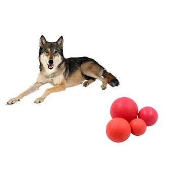 

Pet Toy super bite is not bad ball Solid training interactive dog cat bite ball toy TPR Tooth Cleaning bouncy Training ball