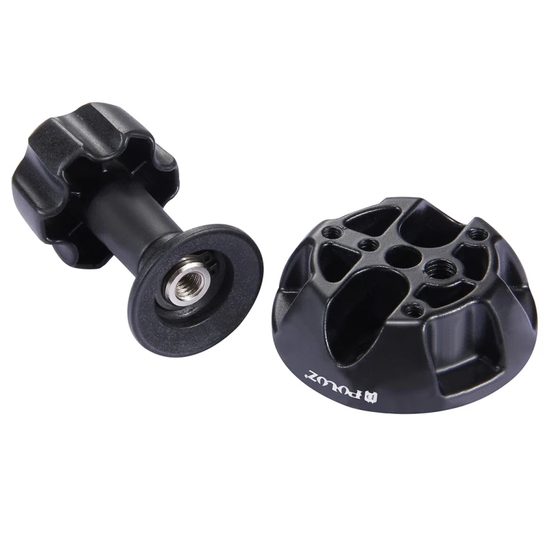 Bola de Metal Plana para Adaptador de Tripé de Câmera Tigela com 1 8'' de Parafuso para Cabeça Puluz Adaptador Tigela Meia - 4 ''3 Hidráulica Dslr Rig 75mm - Image 3