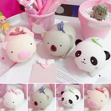 Mini tirelire tirelire économie d'argent pièce mignon dessin animé Animal enfants jouet cadeaux bébé chambre bureau décoratif pépinière ornements #(China)