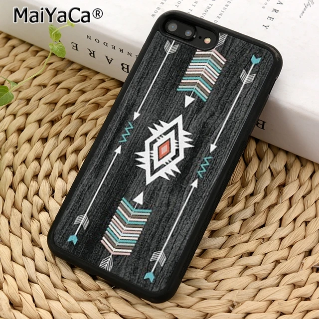 MaiYaCa специальный деревянный дизайн стрелы чехол для телефона iPhone 5 6 s 7 8 plus 11 pro X XR XS