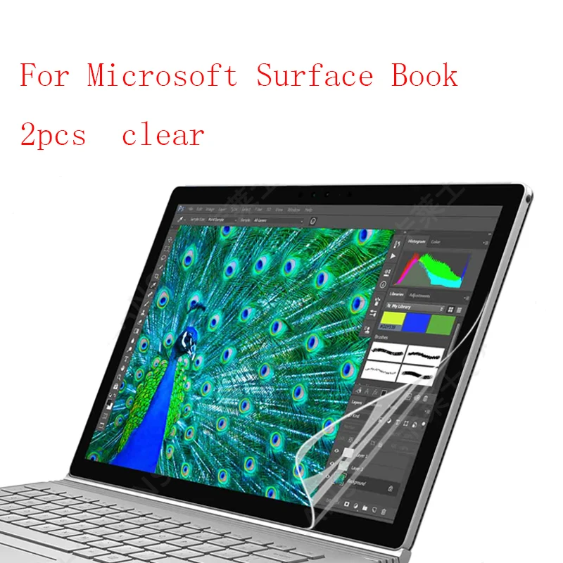 

Transparent Ultra-thin Explosion-Proof Anti Shatter Screen Protector Film for Microsoft Surface Book 2pcs in 1 package