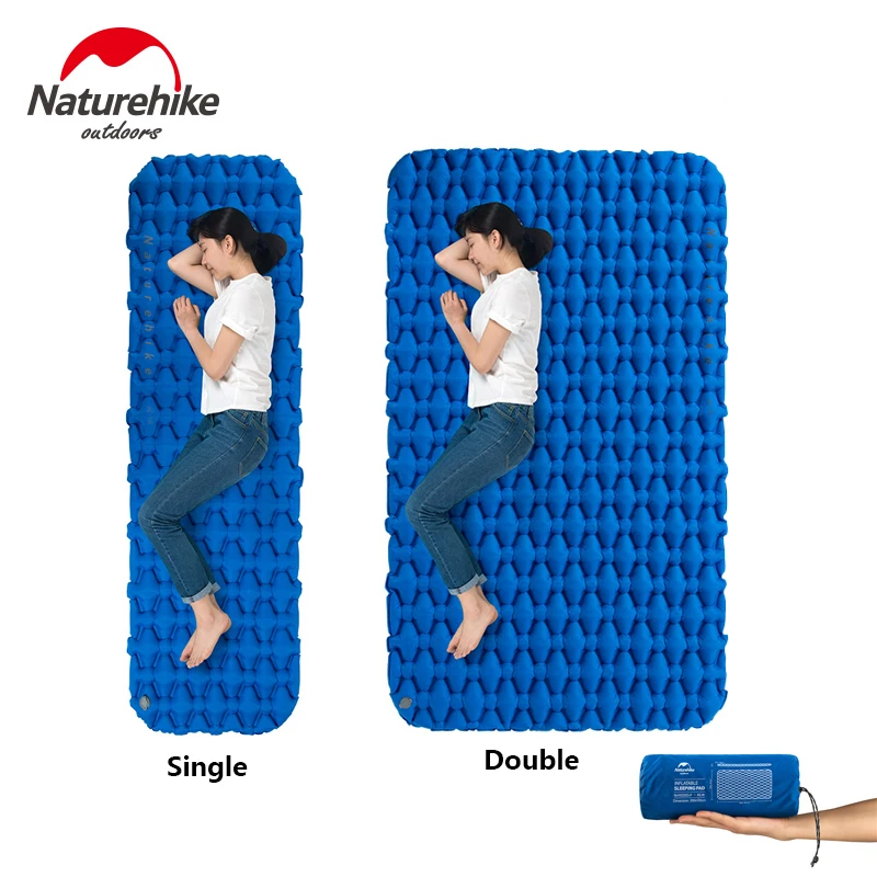 Naturehike Outdoor Inflatable Mattress Camping Tent Sleeping Pad Hiking