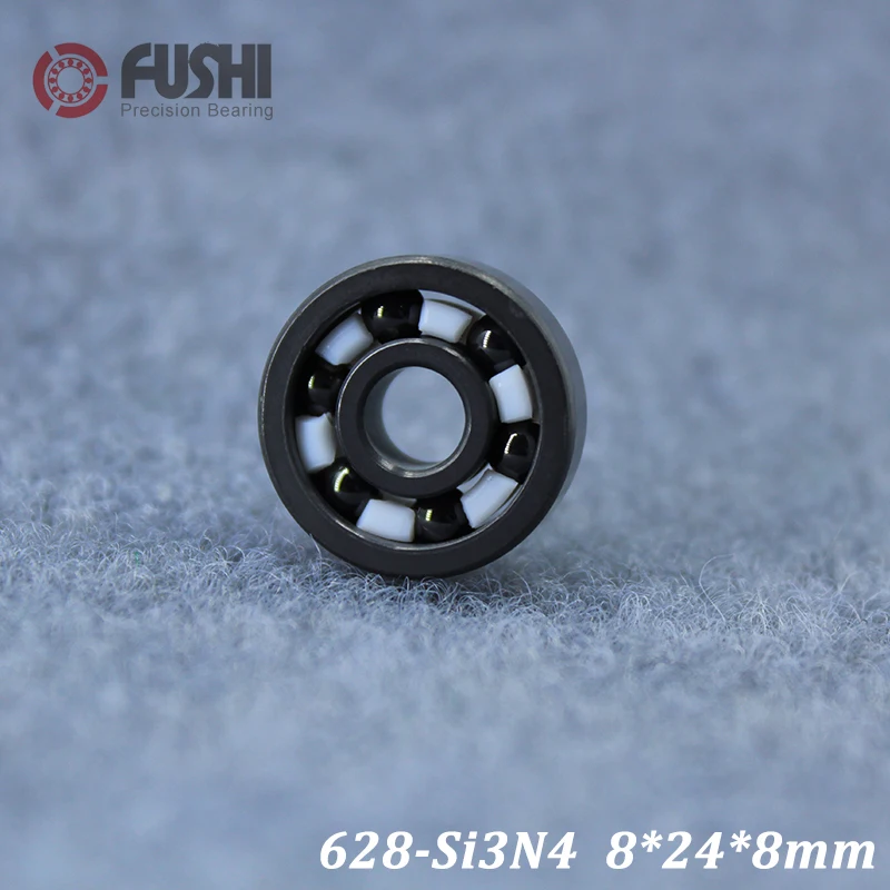 628 Full Ceramic Bearing ( 1 PC ) 8*24*8 mm Si3N4 Material 628CE All Silicon Nitride Ceramic Ball Bearings 628 Full Ceramic Bearing ( 1 PC ) 8*24*8 mm Si3N4 Material 628CE All Silicon Nitride Ceramic Ball Bearings