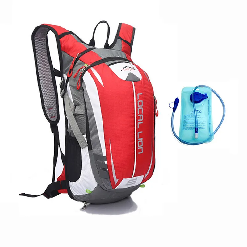 Discount Bicycle Water Backpack 18L Bike Riding Equipment Hydration Bladder Water Bag Cycle bolsa bicicleta zaino mtb Cycling Backpack 21