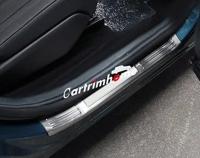 

Stainless steel Outer Side Door Sill Scuff Plate 4pcs For Peugeot 5008 GT 2017