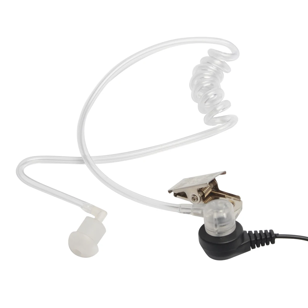 Zastone Walkie Talkie Earpiece 2 Pin K Plug PTT Throat Air Acoustic Tube Earphone For Portable Radio Headset Baofeng Accessorie