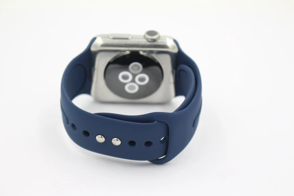 URVOI Sport band for apple watch series 1 2 Ultraman silicone strap for iWatch with pin and tuck closure single workout color7