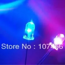 500 шт./лот 5 мм мигающий красный/синий светодиодный(10000mcd) 5 мм мигающий красный/синий светодиодный 5 мм светоизлучающий диод