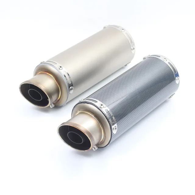 Motorcycle Mufflers Universal 51MM Stainless Steel Motorbike Modified