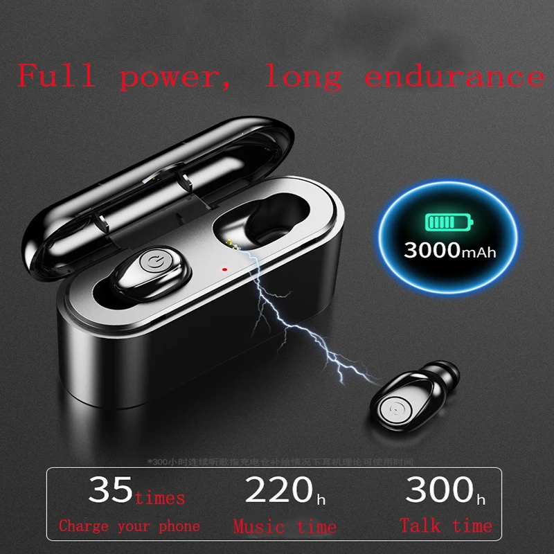 

IP6 TWS Wireless Mini Bluetooth Earphone For Xiaomi Huawei Iphone Stereo Earbud Sport With Mic Portable Charging Box PK i10 tws