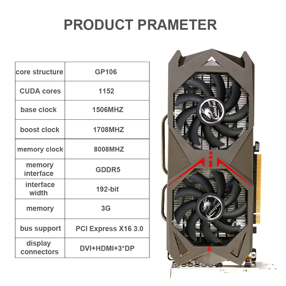 Купить красочные Видеокарта NVIDIA GeForce для видеокарты GTX 1060 гПа ...