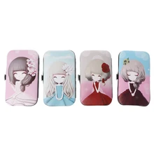 7 PCS педикюр/Маникюрный набор для ногтей кусачки для ногтей для снятия кутикулы Уход за лошадьми комплект чехол t35