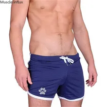 Мужские летние новые шорты модные компрессионные быстросохнущие тренажерные залы спортивные штаны короткие штаны сетчатые шорты Одежда для фитнеса