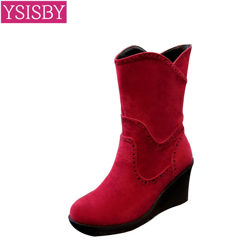 mid calf high heel boots for women